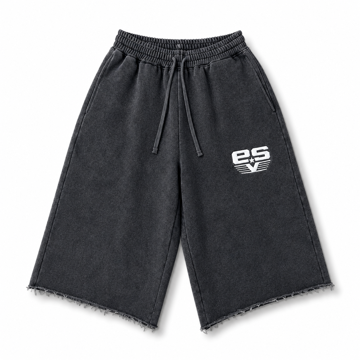 Dark Grey 3/4 Sweatshorts