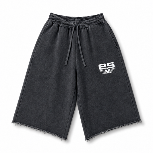 Dark Grey 3/4 Sweatshorts