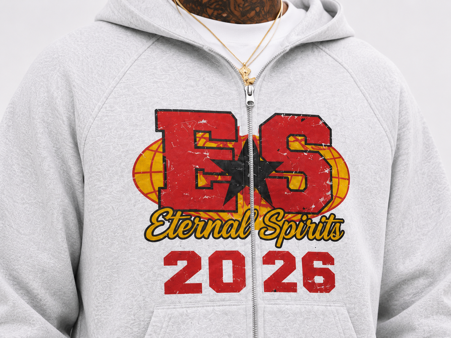 ES “Globe” Zip Up Hoodie